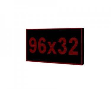 Qırmızı Led Tablo 96x32