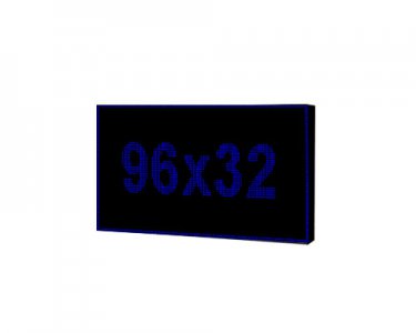 Mavi Led Tablo 96x32
