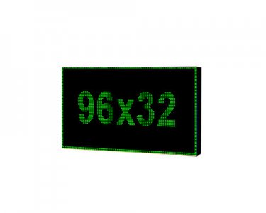 Yaşıl Led Tablo 96x32